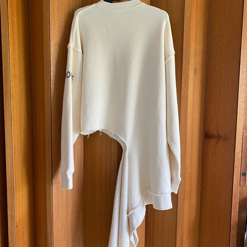 MONSE | Torn Asymmetrical Sweater - Picture 2 of 7